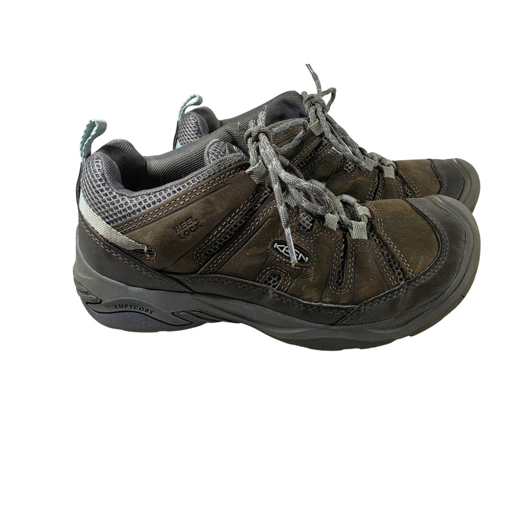 KEEN Circadia Low Hiking Shoes Womens 8.5 Brown Leather Mesh 1026776